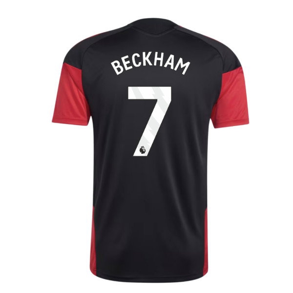 2026-2027 Man Utd Training Jersey (Black) (Beckham 7) — Shop Now