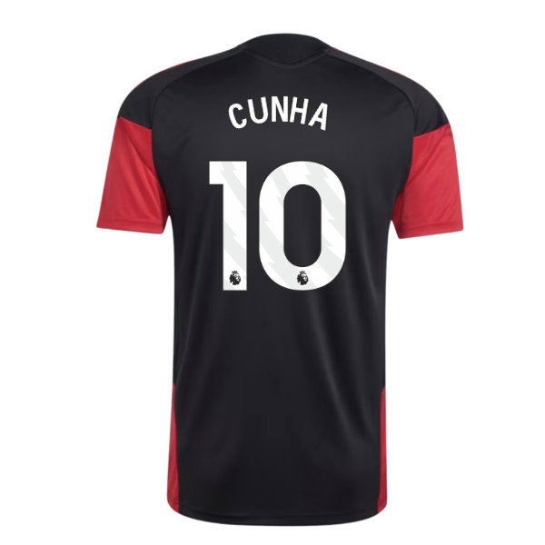 2026-2027 Man Utd Training Jersey (Black) (Cunha 10) — Buy Online