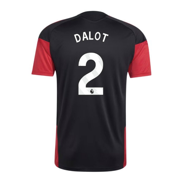 2026-2027 Man Utd Training Jersey (Black) (Dalot 2) — Shop Online