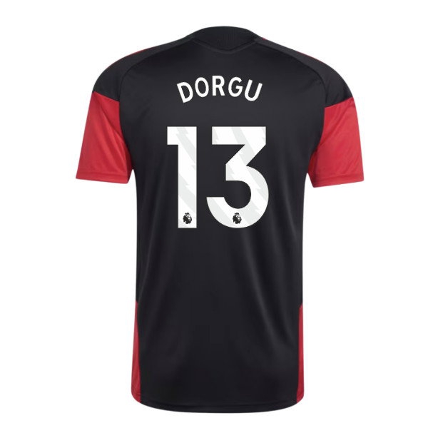 2026-2027 Man Utd Training Jersey (Black) (Dorgu 13) — Buy Online