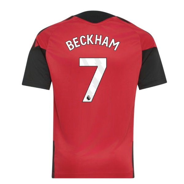 2026-2027 Man Utd Training Jersey (Red) - Kids (Beckham 7) — Buy Online
