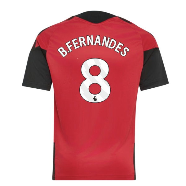 2026-2027 Man Utd Training Jersey (Red) - Kids (B.Fernandes 8) — Buy Now