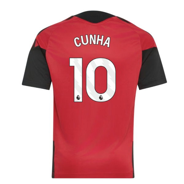 2026-2027 Man Utd Training Jersey (Red) - Kids (Cunha 10) — Shop Now