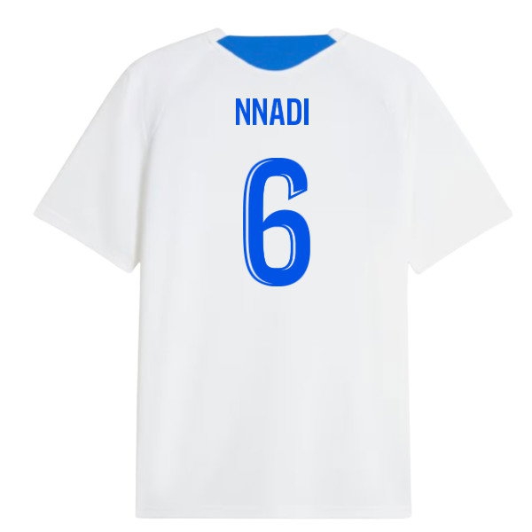 2026-2027 Marseille Training Jersey (White) (Nnadi 6) — Buy Now