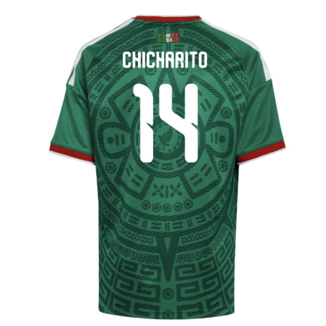 2026-2027 Mexico Home Shirt (Kids) (Chicharito 14) — Shop Now