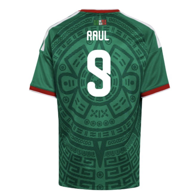 2026-2027 Mexico Home Shirt (Kids) (Raul 9) — Shop Online