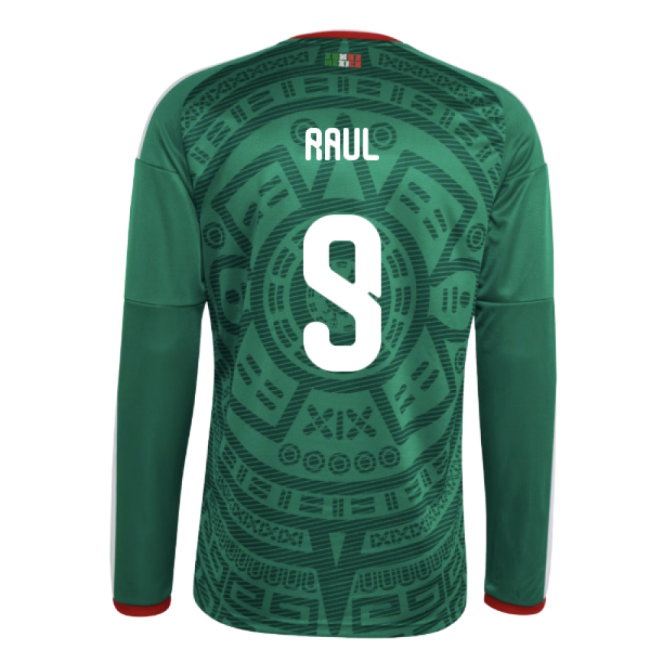 2026-2027 Mexico Long Sleeve Home Shirt (Raul 9) — Buy Now