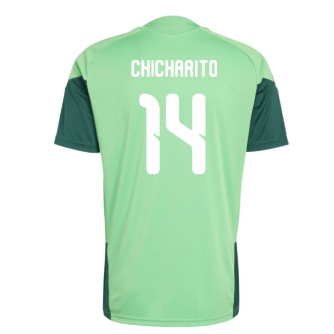 2026-2027 Mexico Training Jersey (Semi Flash Green) (Chicharito 14) — Shop Online