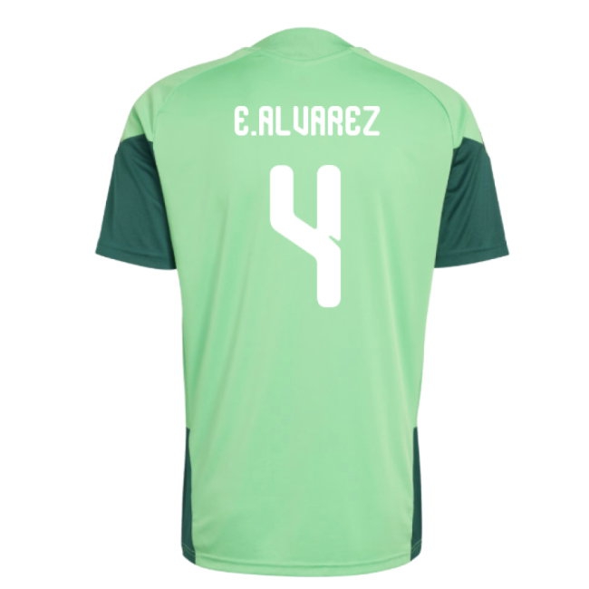 2026-2027 Mexico Training Jersey (Semi Flash Green) (E.Alvarez 4) — Shop Now