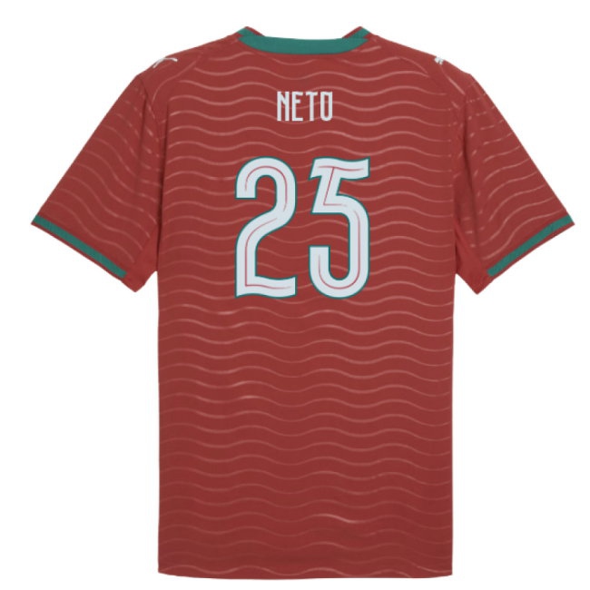 2026-2027 Portugal Player Version Home Shirt (Neto 25) — Shop Online