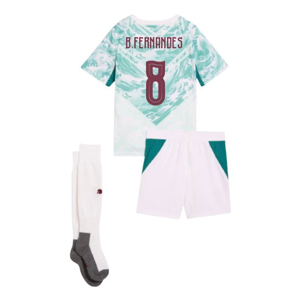 2026-2027 Portugal Away Mini Kit (B.Fernandes 8) — Shop Online