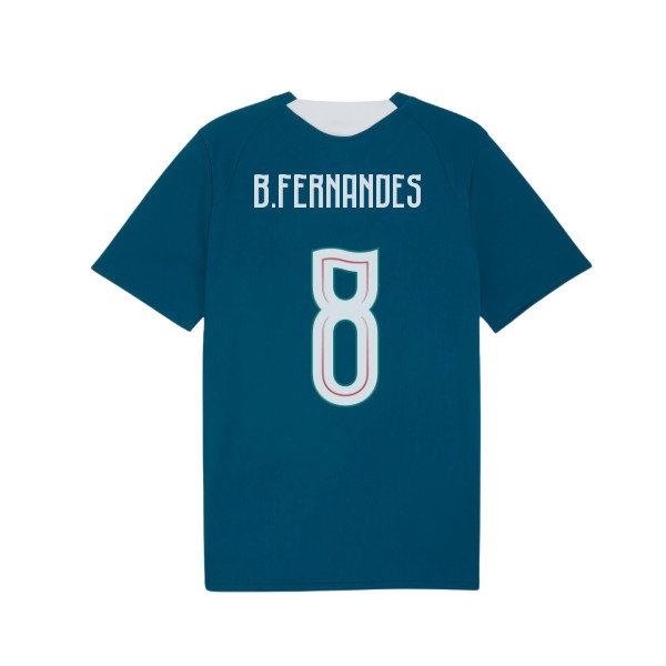 2026-2027 Portugal Training Jersey (Ocean Tropic) (B.Fernandes 8) — Shop Online