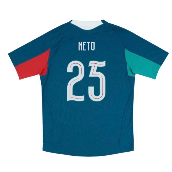2026-2027 Portugal Training Jersey Pro (Ocean Tropic) (Neto 25) — Buy Now