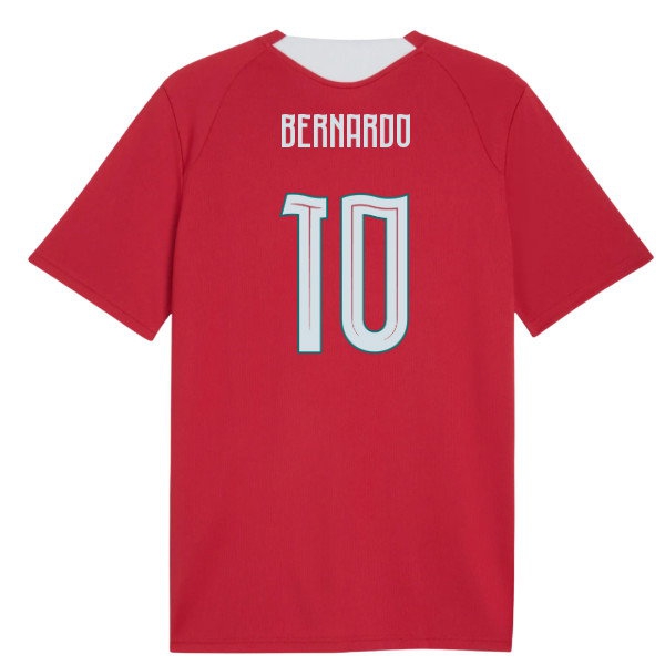 2026-2027 Portugal Training Jersey (Red) (Bernardo 10) — Buy Now