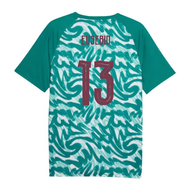 2026-2027 Portugal Warm Up Jersey (Green) (Eusebio 13) — Shop Online