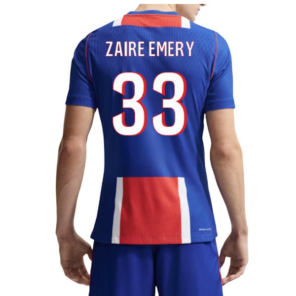 2026-2027 PSG Player Version Aero-Fit Match Home Shirt (Zaire Emery 33) — Shop Now