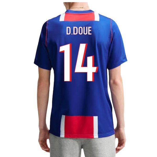 2026-2027 PSG Paris Saint Germain Home Shirt (D.Doue 14) — Shop Online