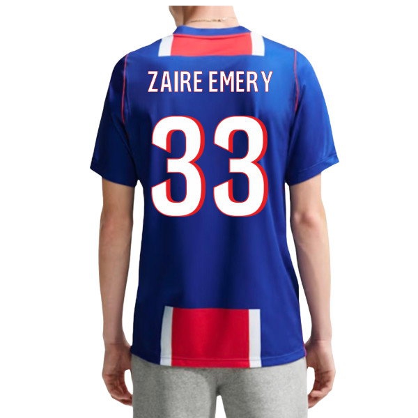 2026-2027 PSG Paris Saint Germain Home Shirt (Zaire Emery 33) — Shop Online