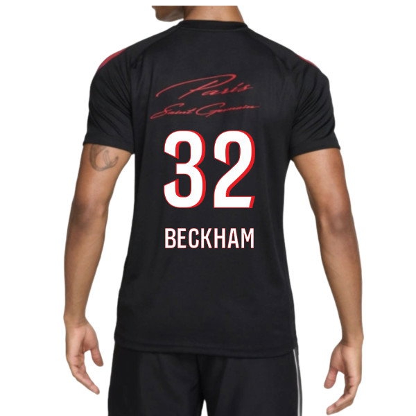 2026-2027 PSG Strike Training Shirt (Black) (Beckham 32) — Shop Now
