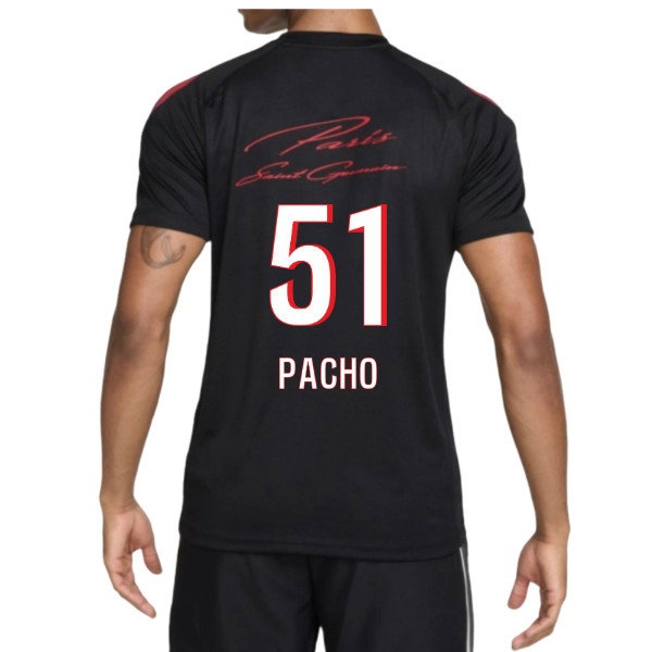2026-2027 PSG Strike Training Shirt (Black) (Pacho 51) — Shop Online