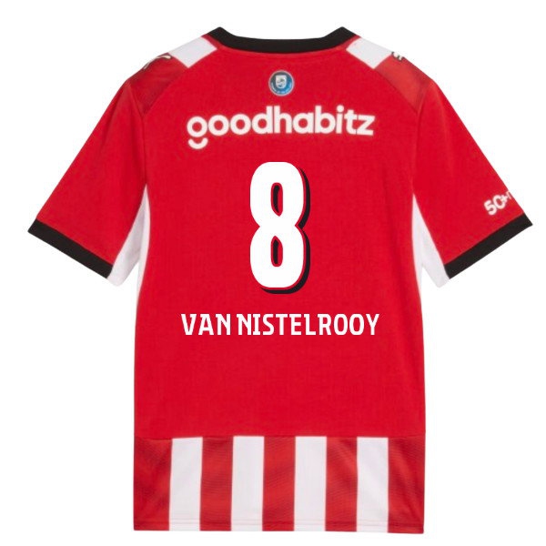 2026-2027 PSV Eindhoven Home Shirt (Kids) (Van Nistelrooy 8) — Buy Now
