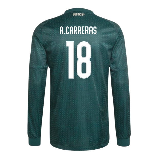 2026-2027 Real Madrid Player Version Long Sleeve Away Shirt (A.Carreras 18) — Shop Online