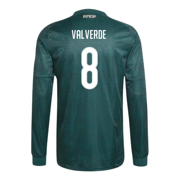 2026-2027 Real Madrid Player Version Long Sleeve Away Shirt (Valverde 8) — Shop Online