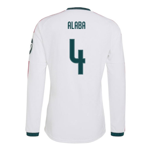 2026-2027 Real Madrid Player Version Long Sleeve Home Shirt (Alaba 4) — Shop Online
