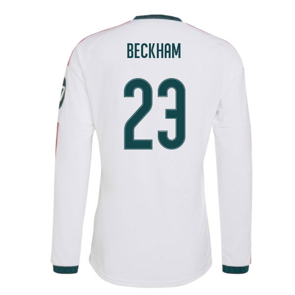 2026-2027 Real Madrid Player Version Long Sleeve Home Shirt (Beckham 23) — Shop Online