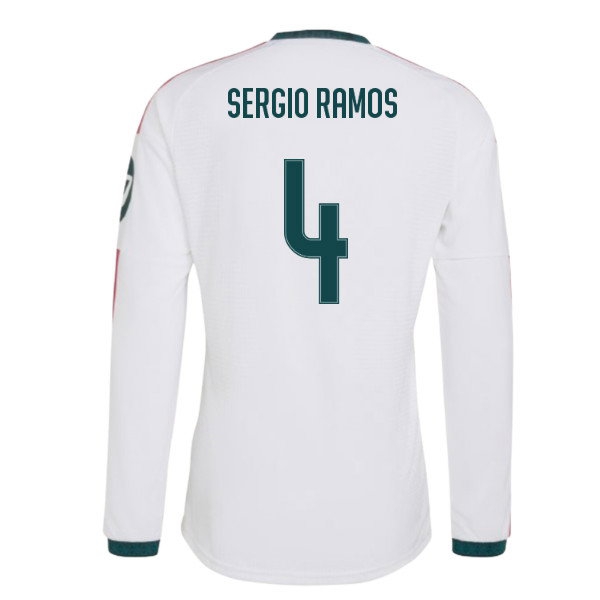 2026-2027 Real Madrid Player Version Long Sleeve Home Shirt (Sergio Ramos 4) — Buy Now