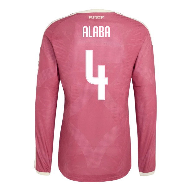 2026-2027 Real Madrid Player Version Long Sleeve Third Shirt (Alaba 4) — Buy Now