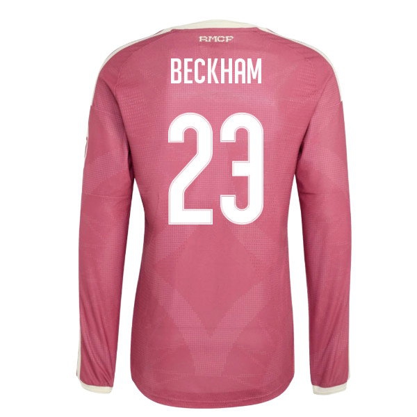 2026-2027 Real Madrid Player Version Long Sleeve Third Shirt (Beckham 23) — Shop Online