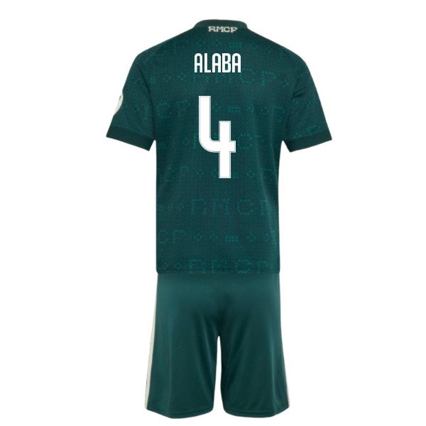 2026-2027 Real Madrid Away Youth Kit (Alaba 4) — Shop Online