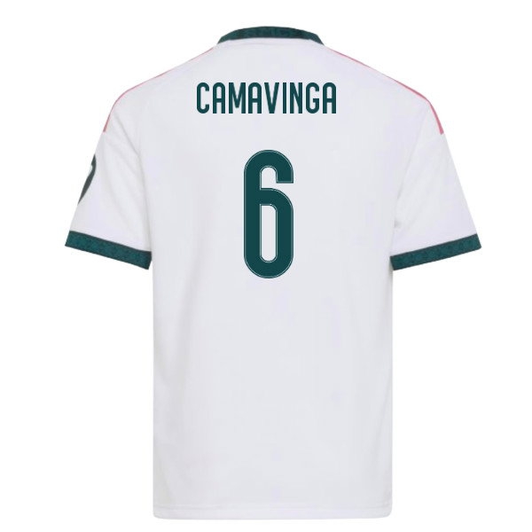 2026-2027 Real Madrid Home Youth Kit (Camavinga 6) — Buy Now