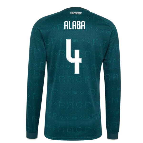 2026-2027 Real Madrid Long Sleeve Away Shirt (Alaba 4) — Shop Now