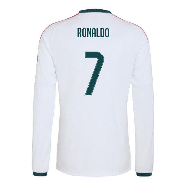 2026-2027 Real Madrid Long Sleeve Home Shirt (Ronaldo 7) — Shop Now