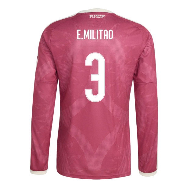2026-2027 Real Madrid Long Sleeve Third Shirt (E.Militao 3) — Buy Online
