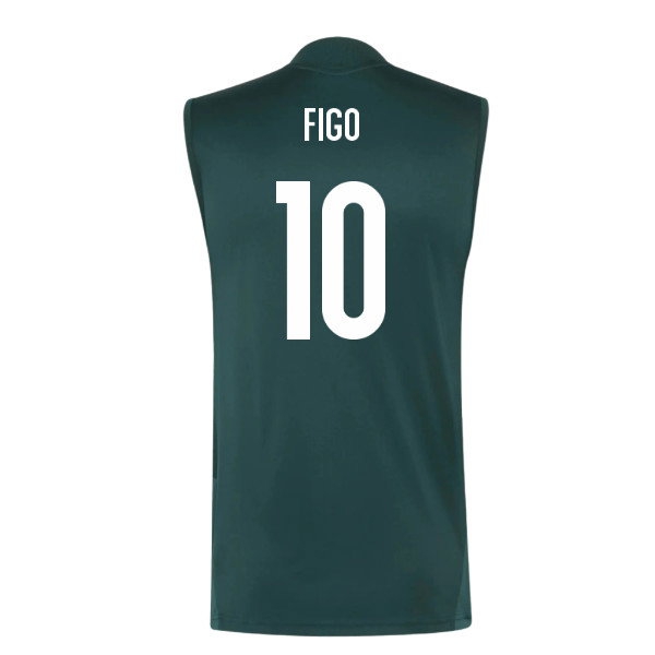 2026-2027 Real Madrid Sleeveless Training Jersey (Aurora Ivy) (Figo 10) — Shop Now