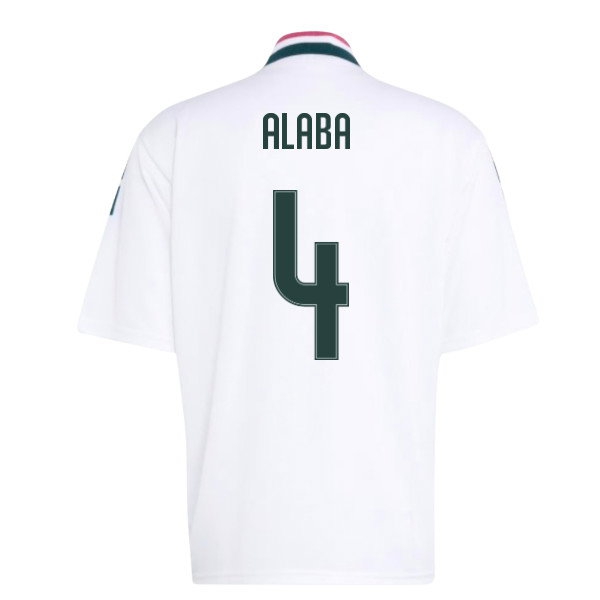 2026-2027 Real Madrid Stadium Jersey (White) (Alaba 4) — Shop Online