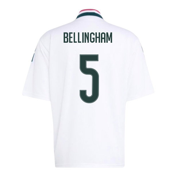 2026-2027 Real Madrid Stadium Jersey (White) (Bellingham 5) — Buy Online