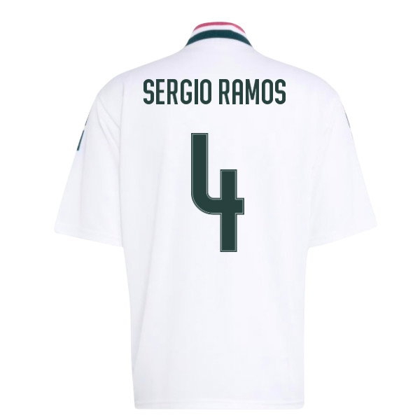 2026-2027 Real Madrid Stadium Jersey (White) (Sergio Ramos 4) — Shop Online
