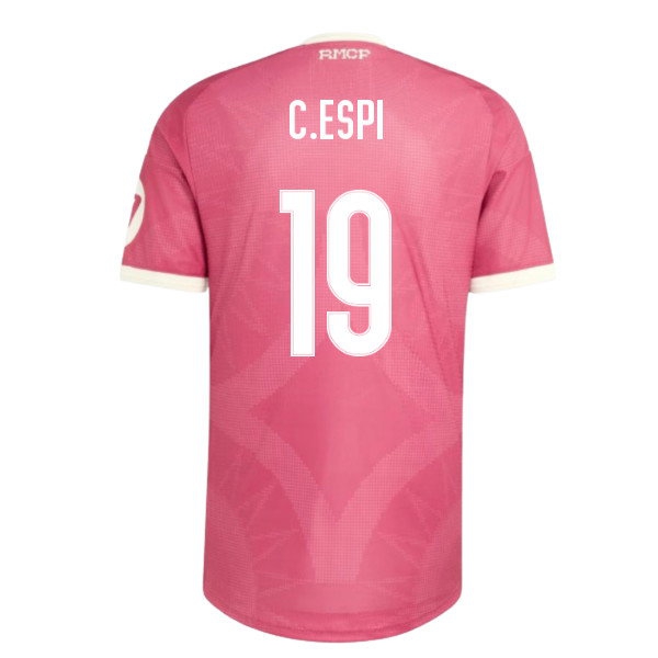 2026-2027 Real Madrid Third Player Version Shirt (Pink) (C.Espi 19) — Buy Online