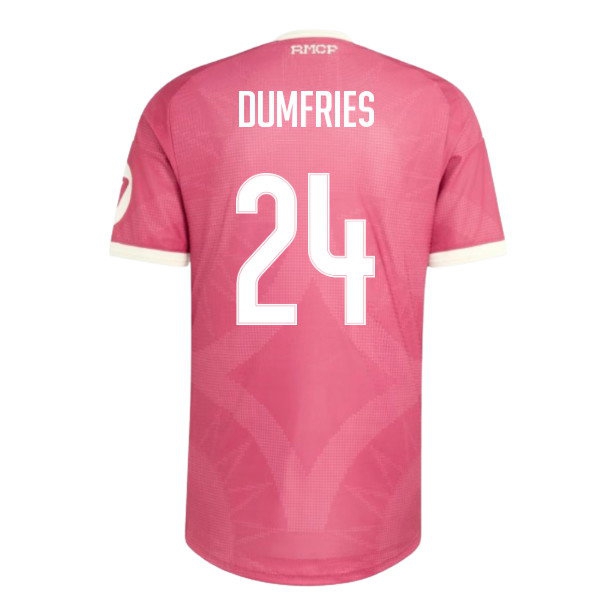 2026-2027 Real Madrid Third Player Version Shirt (Pink) (Dumfries 24) — Shop Now