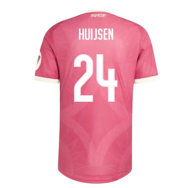 2026-2027 Real Madrid Third Player Version Shirt (Pink) (Huijsen 24) — Shop Online