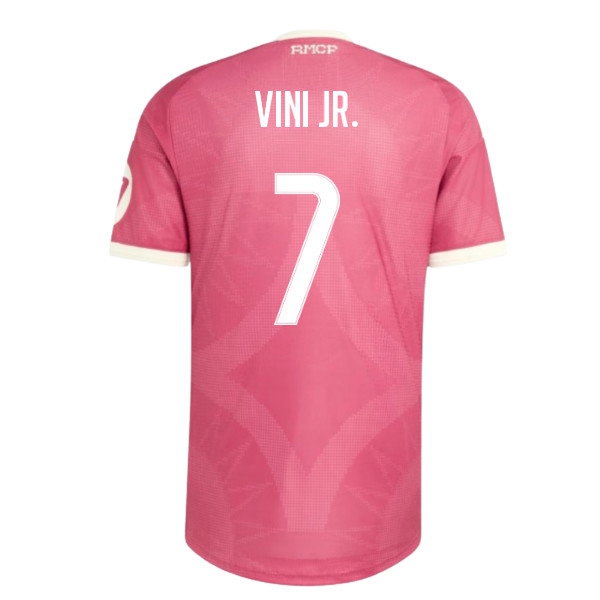 2026-2027 Real Madrid Third Player Version Shirt (Pink) (Vini Jr. 7) — Buy Now
