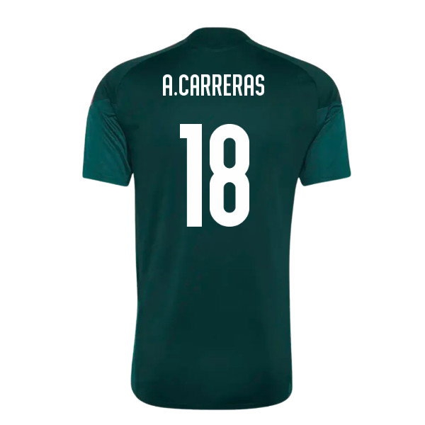 2026-2027 Real Madrid Training Jersey (Aurora Ivy) (A.Carreras 18) — Buy Online