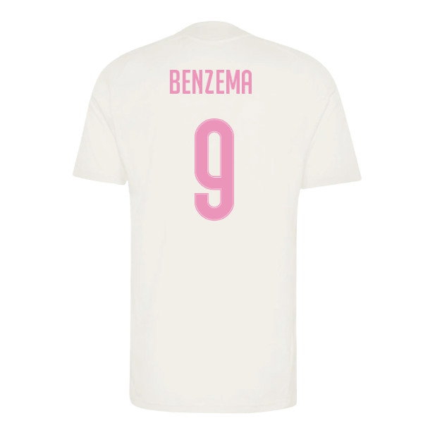 2026-2027 Real Madrid Training Jersey (Ivory) (Benzema 9) — Shop Now