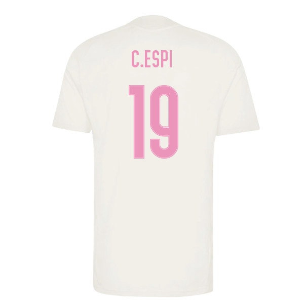 2026-2027 Real Madrid Training Jersey (Ivory) (C.Espi 19) — Buy Now