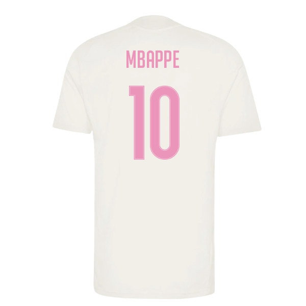 2026-2027 Real Madrid Training Jersey (Ivory) (Mbappe 10) — Buy Online