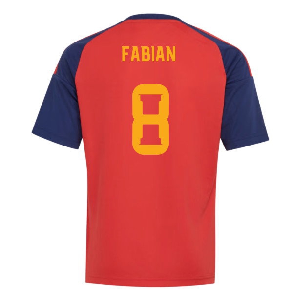 2026-2027 Spain Home Fan Jersey (Kids) (Fabian 8) — Buy Online